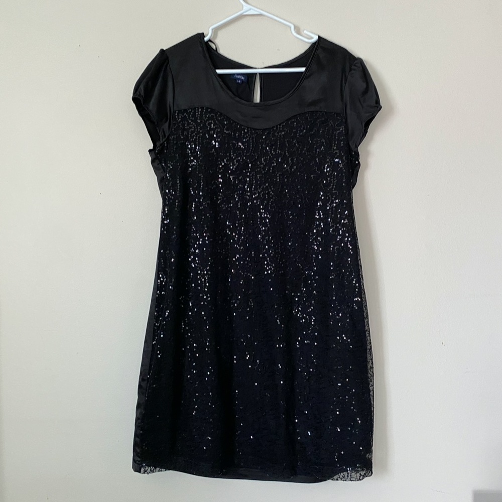 Sequin Baby Doll Layered Dress